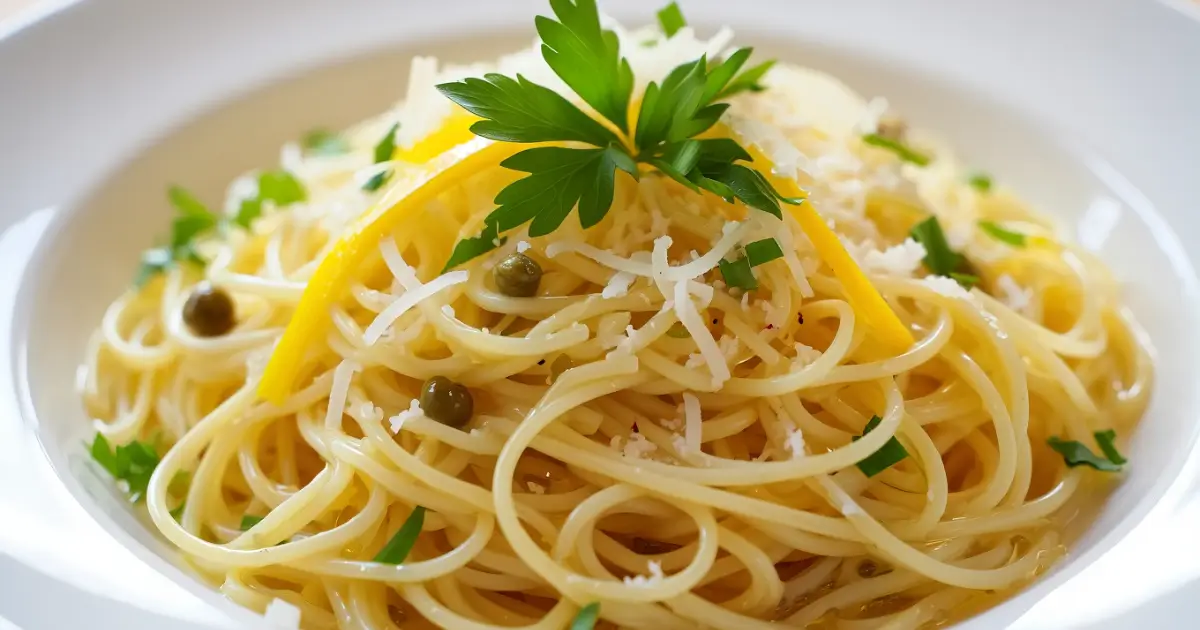 Lemon Caper Pasta Recipe