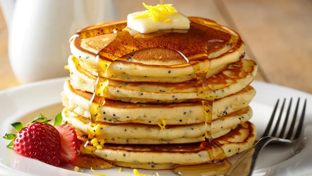 Lemon Poppy Seed Pancakes Recipe