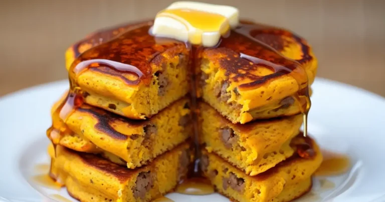 Pumpkin Sausage Pancakes Recipe