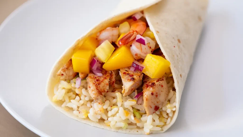 tropical burrito