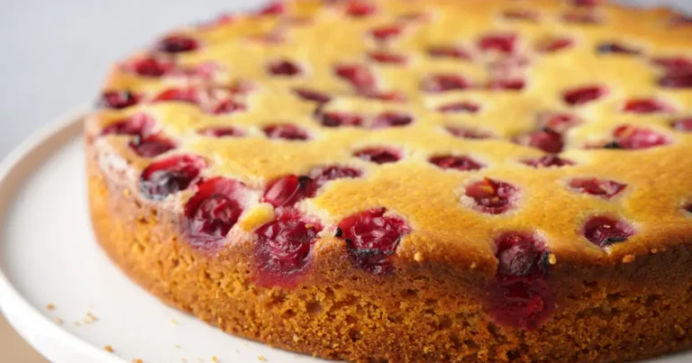 Crustless Cranberry Pie Recipe