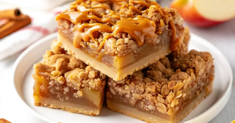 caramel apple pie bars Recipe