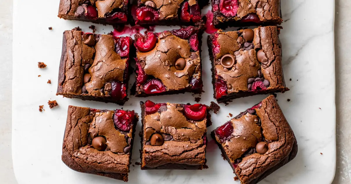 cherry brownies