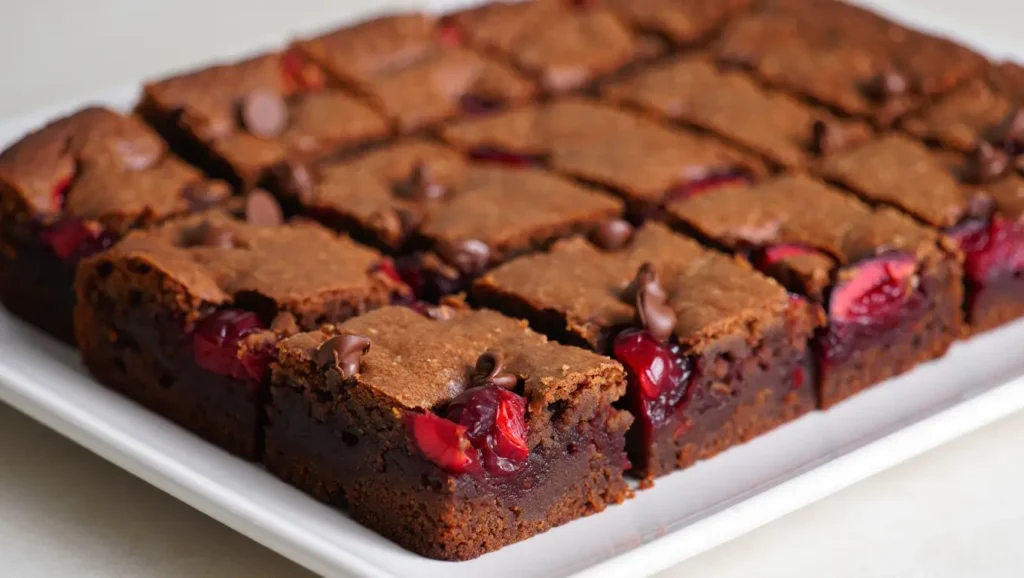 easy cherry brownies