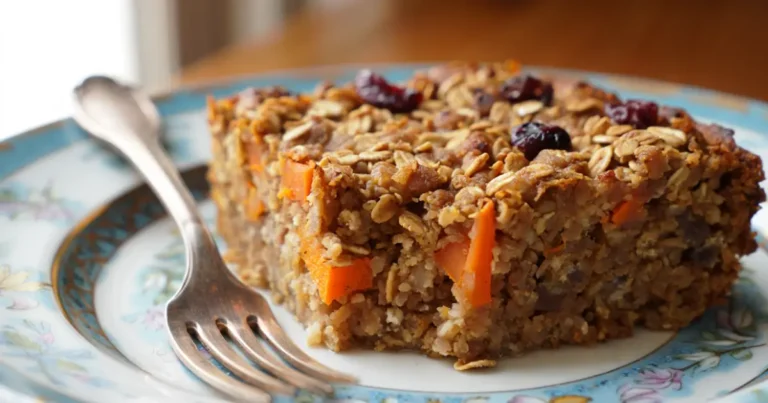 Carrot Cake Baked Oatmeal Recipe