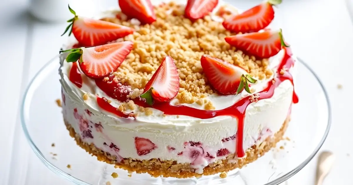 Strawberry Shortcake Ice Cream Cake Recipe